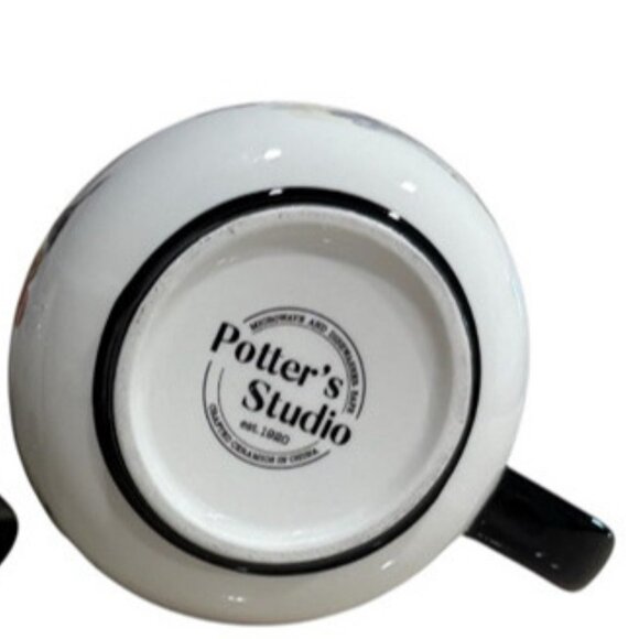 Potter's Studio Halloween Haunted House Ceramic Mug Witch Ghost Tombstone New - Picture 6 of 6